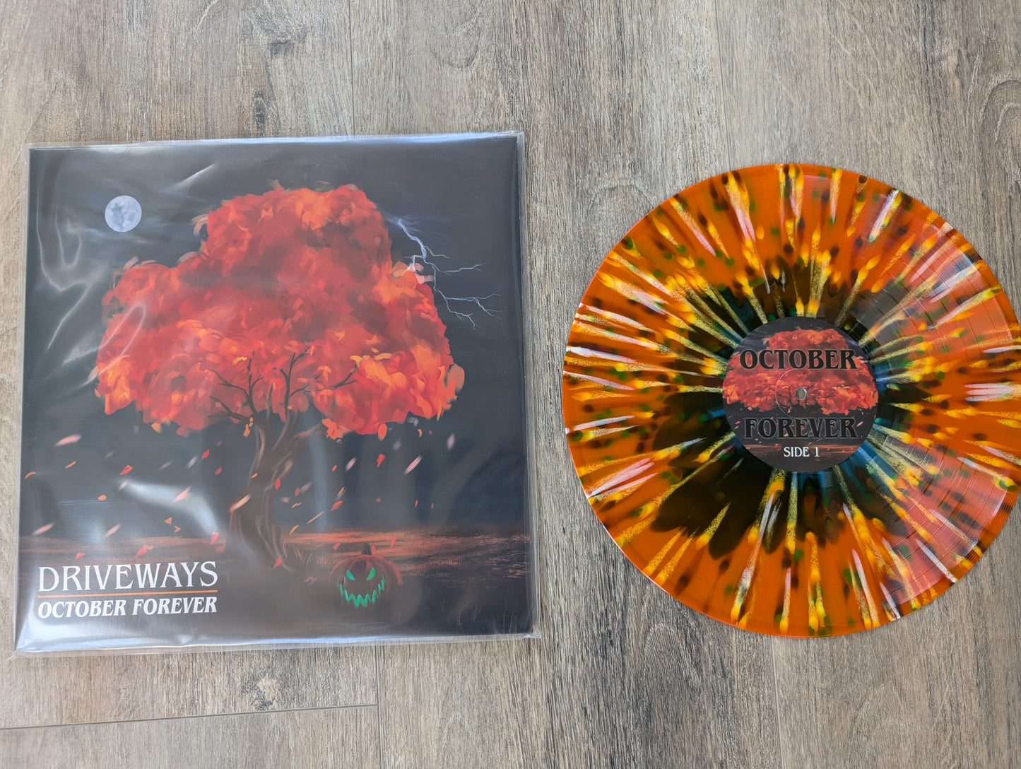 October Forever Vinyl - ORANGE/BLUE SPLATTER